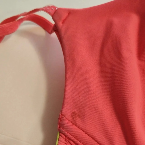 Victorias Secret PINK Wear Everywhere Push-up Pigeonnant Orange Bra Size 34D - Picture 14 of 14